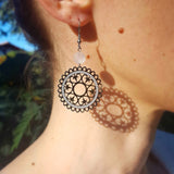 Boucles d'oreilles "Charme" en Cristal de roche