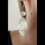 Boucles d'oreilles "Charme" en Cristal de roche