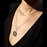 Collier "Charme" en Cristal de roche