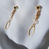 Boucles d'oreilles "Devenir" en Cristal de roche