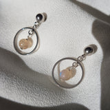Boucles d'oreilles "Éclairer" en Labradorite