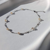 Collier "La tête dans les étoiles" en Labradorite