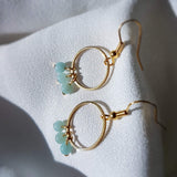 Boucles d'oreilles "Luna" en Amazonite