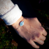Bracelet "Magie" en Aigue marine