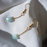 Boucles d'oreilles "Quiétude" en Amazonite