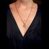 Collier "Respirer" en Amazonite