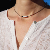Collier "Stabilité" en Howlite
