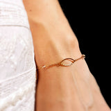 Bracelet "Unir" en Cristal de roche