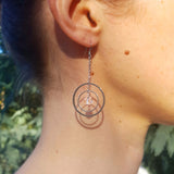 Boucles d'oreilles "Vibrer" en Cristal de roche