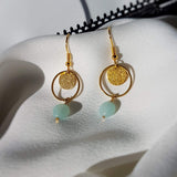 Boucles d'oreilles "Calme" en Amazonite