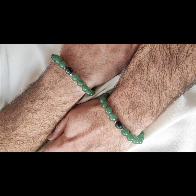 Connexion / Bracelet à composer en pierres naturelles de 8mm