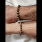 Connexion / Bracelet à composer en pierres naturelles de 8mm