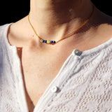 Collier "Butiner" en Lapis Lazuli