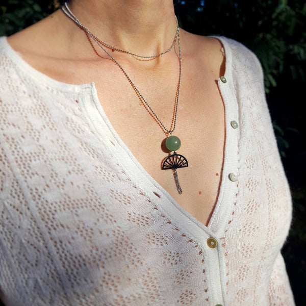 Collier "Évasion" en Aventurine