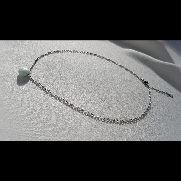 Collier "Goûter chaque instant" en Amazonite