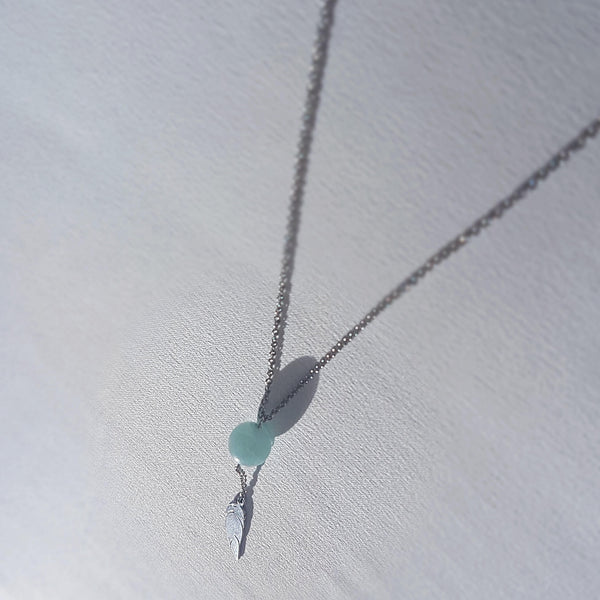 Collier "Légèreté" en Amazonite