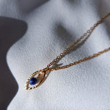 Collier "Regard" en Lapis Lazuli