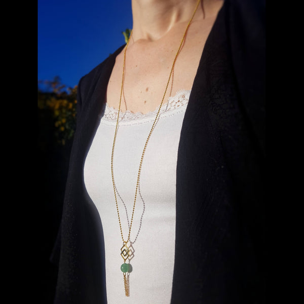 Collier "Sagesse" en Aventurine