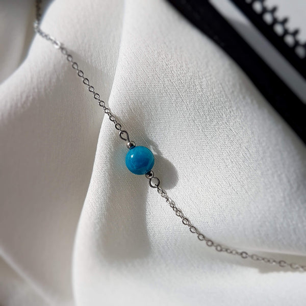 Collier "Unique" en Apatite